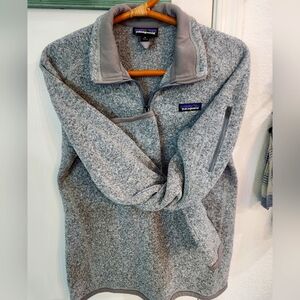 Patagonia Women's Heather Gray Cowl Sweater